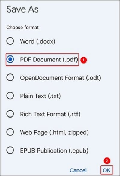 convert google doc to pdf on ipad 6