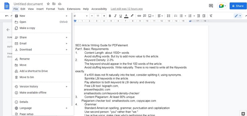 how to delete a page in google docs 10