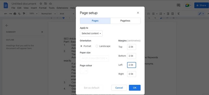 how to delete a page in google docs 11