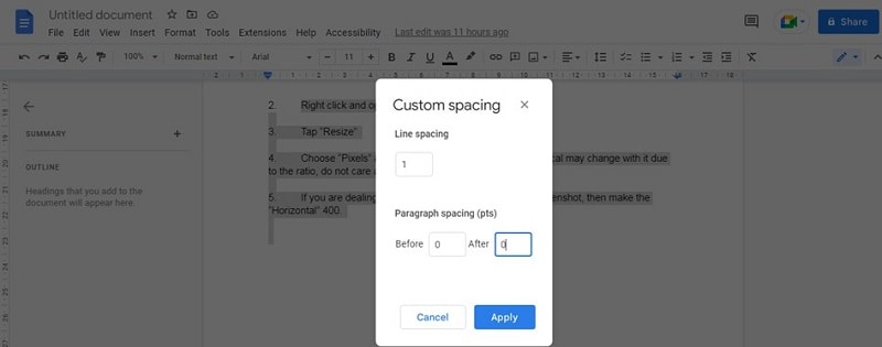 how to delete a page in google docs 9