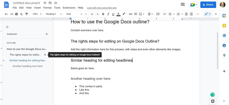 how to edit outline in google docs 11
