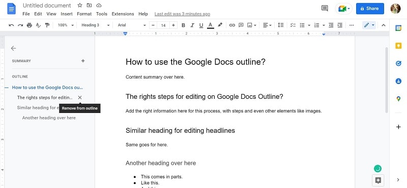 how to edit outline in google docs 12