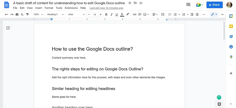 طريقة تعديل المخطط في google docs 18