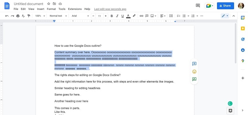 wie man eine Gliederung in Google Docs bearbeitet 6