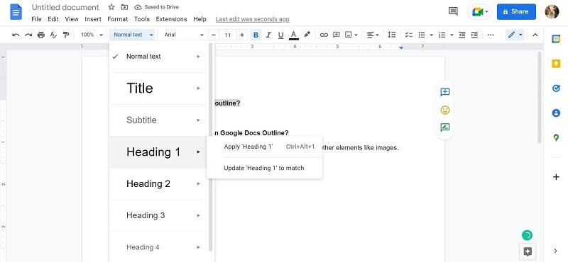how to edit outline in google docs 9