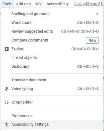 how to get google docs to read to you 4