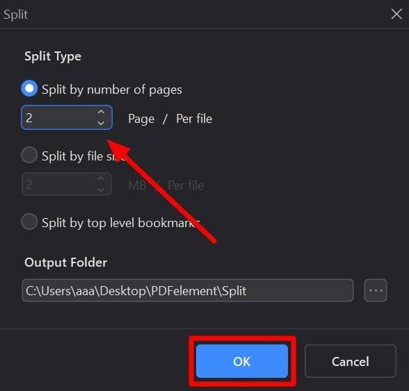 separate google docs to multiple files with pdfelement