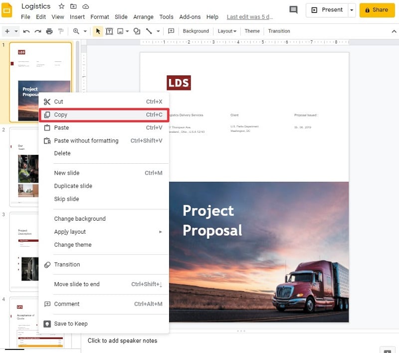 Como Copiar Um Google Slide Facilmente