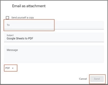 email google sheets as pdf attachment