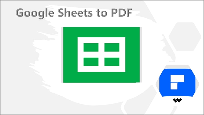google sheets to pdf