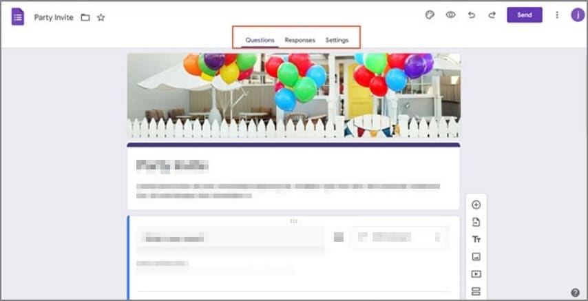 فتح Google Form المحفوظ 2