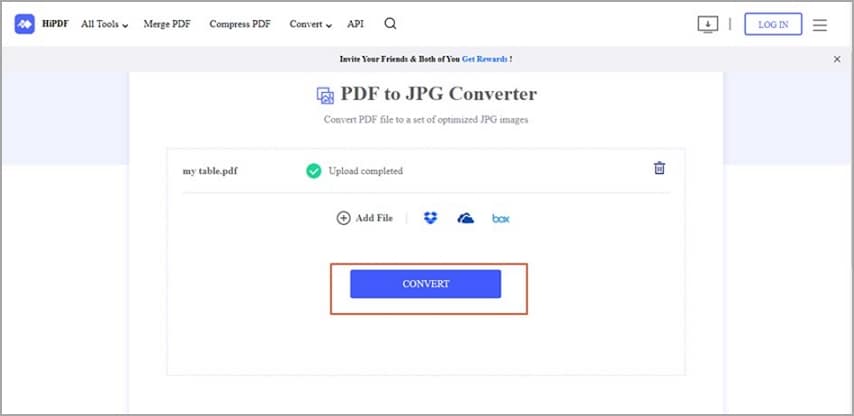 تحويل pdf إلى jpg خارج google drive عبر الإنترنت 2