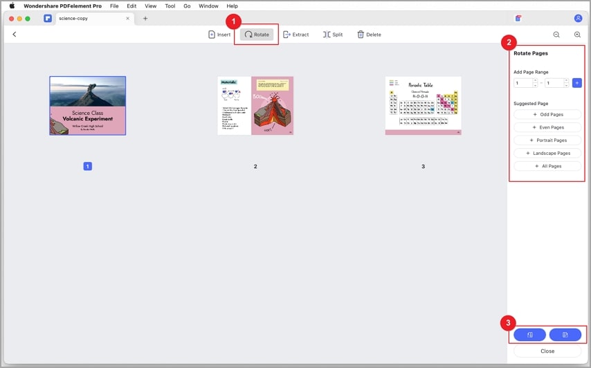rotate pdf pages offline mac