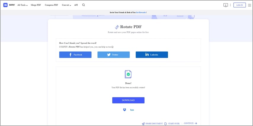 rodar páginas pdf baixar arquivo online