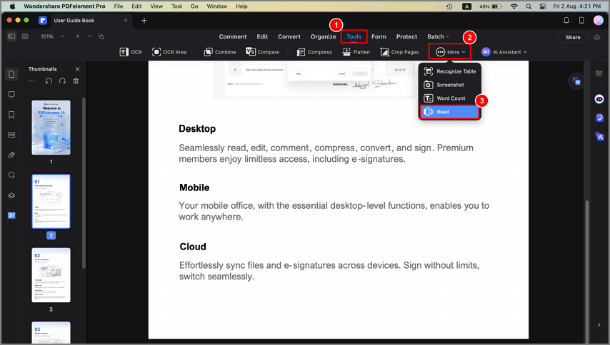 summarize pdf ai mac