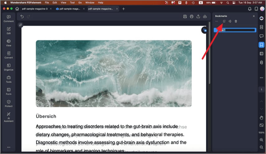 add bookmarks