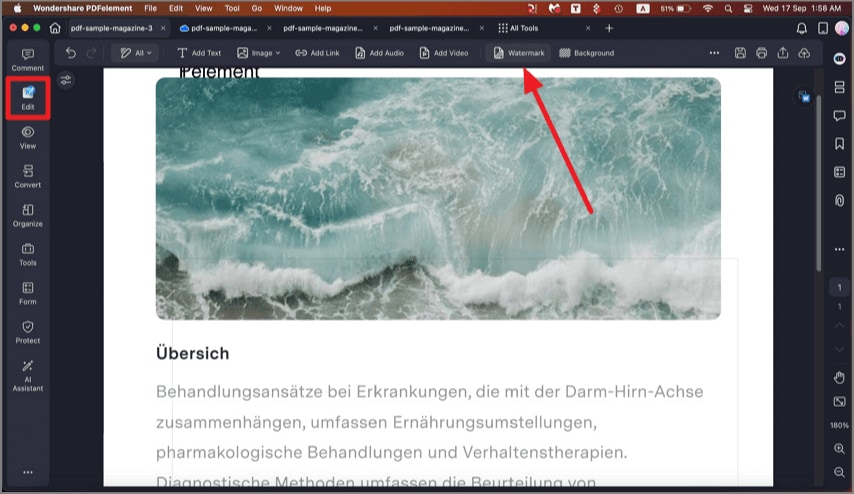 create watermark template