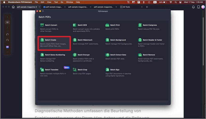 batch create