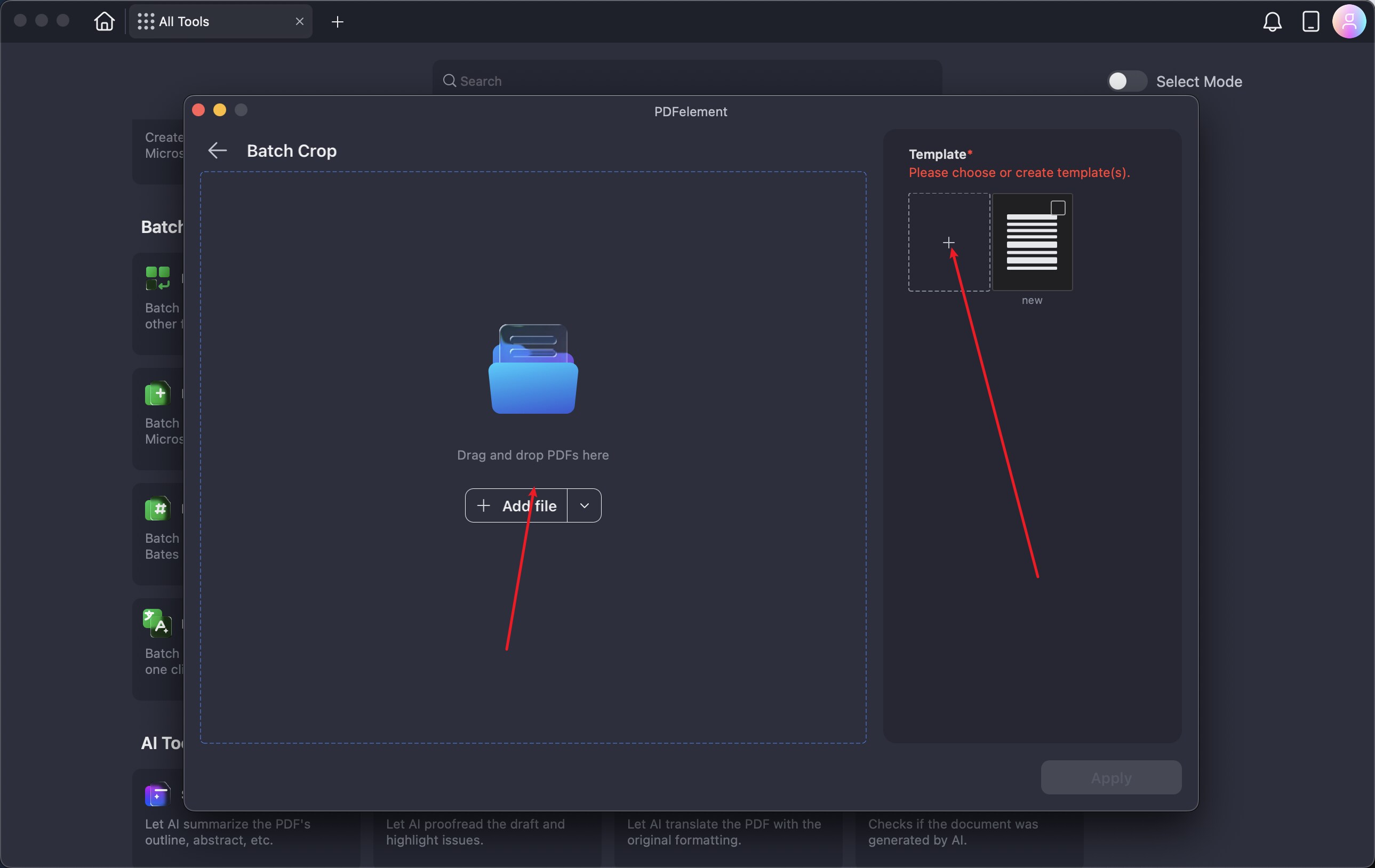 A screenshot of a file selection dialog displaying added files.