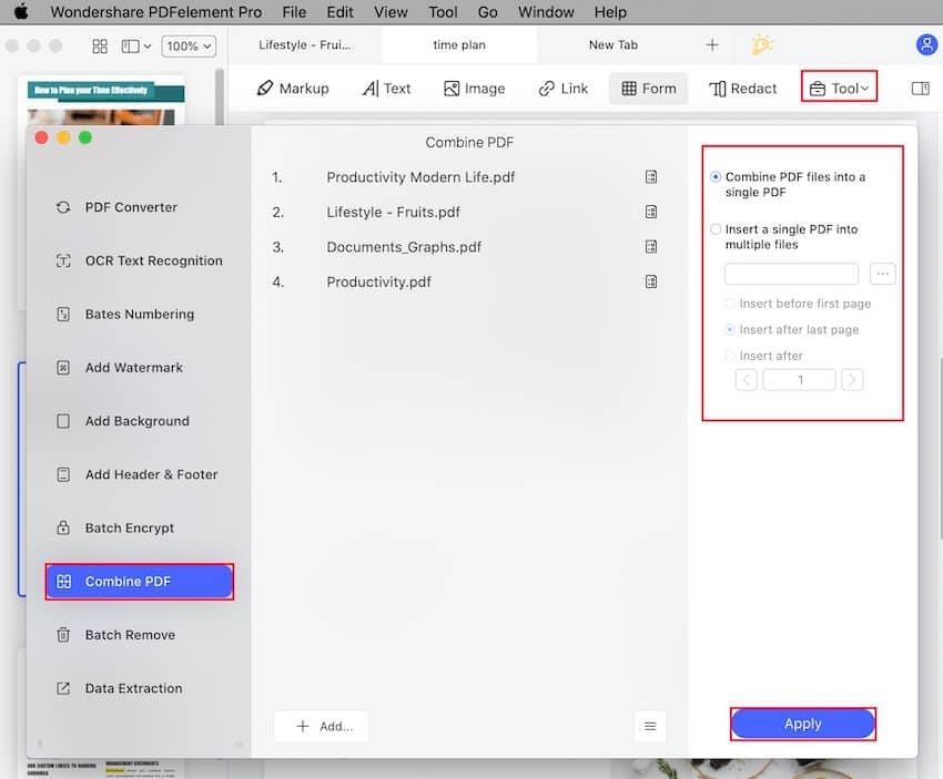 create pdf from multiple images mac