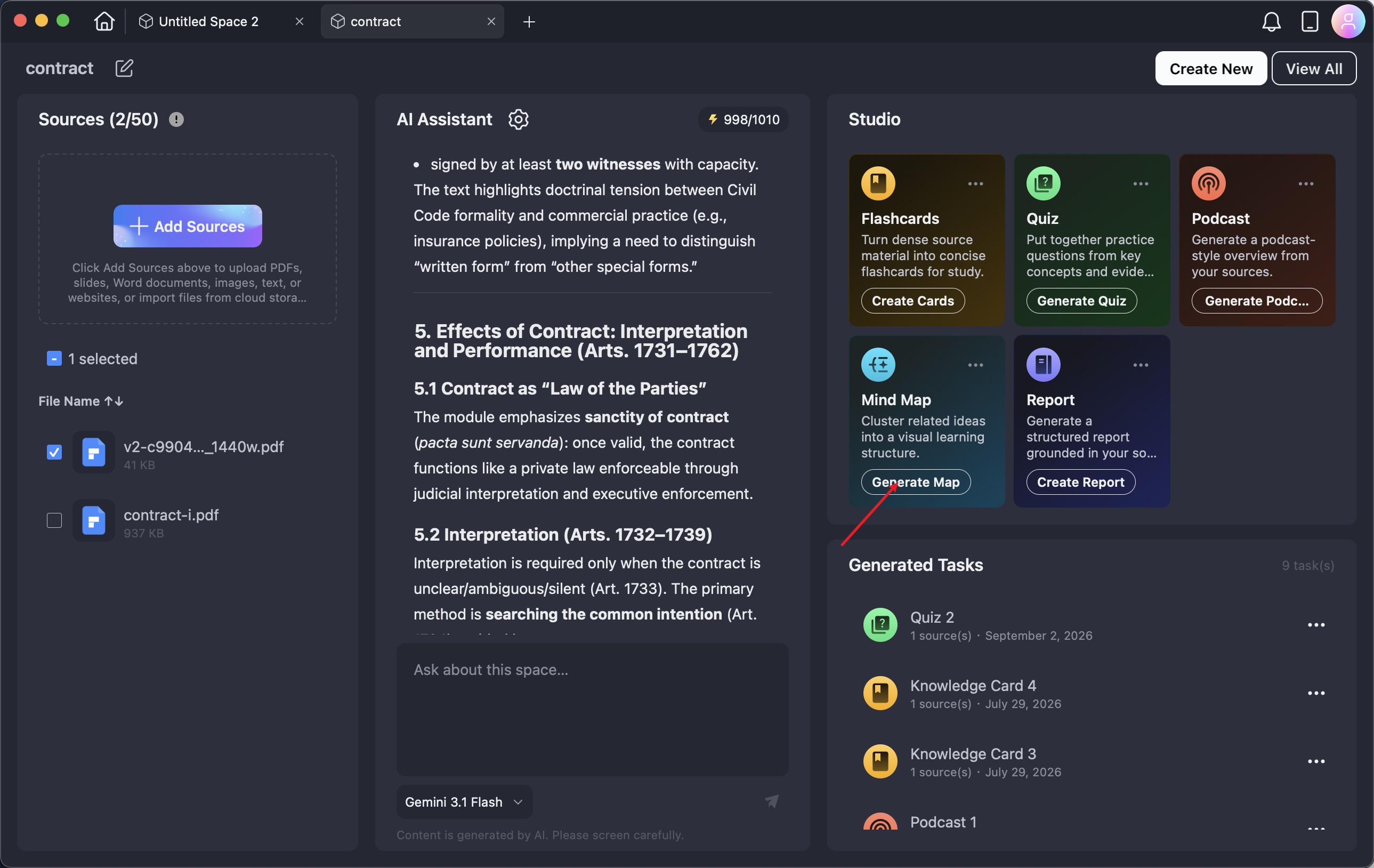 generate mindmap