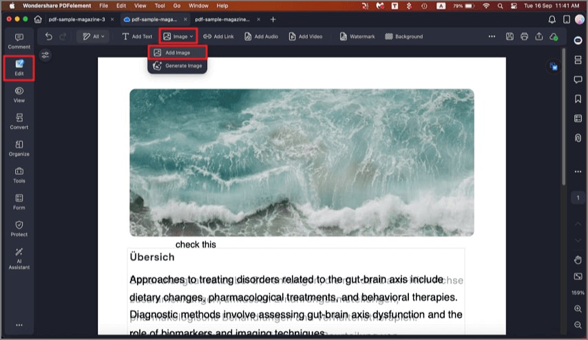 add image to PDF