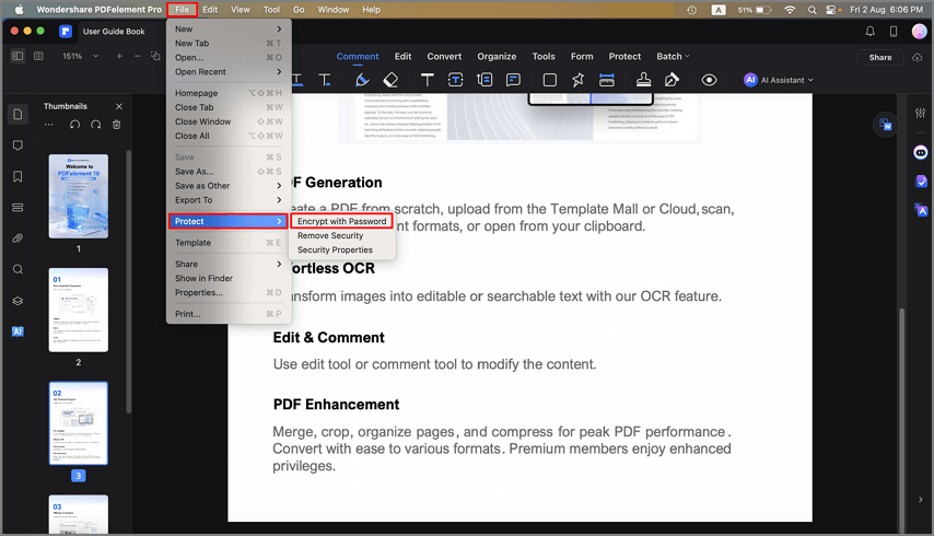 pdf datei verschlüsseln mac