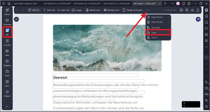 open new pdf in pdfelement