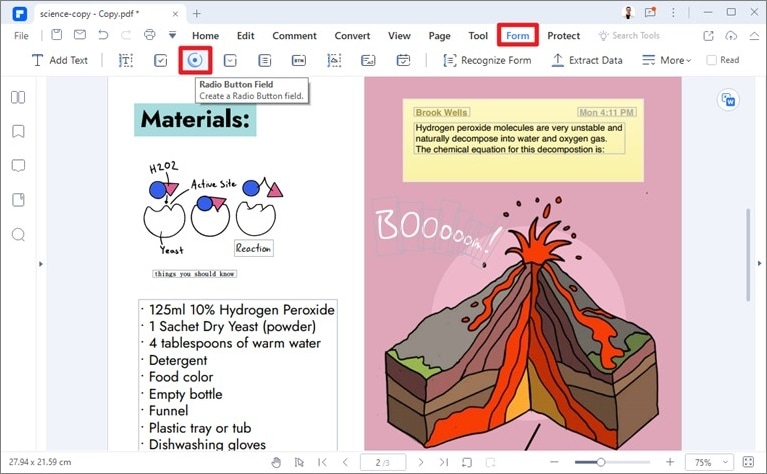how to create interactive pdf