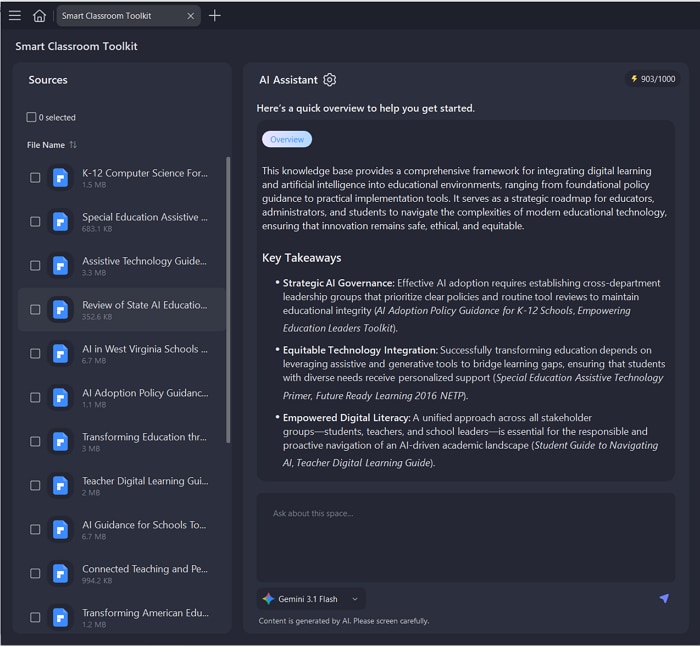 AI assistant in Space