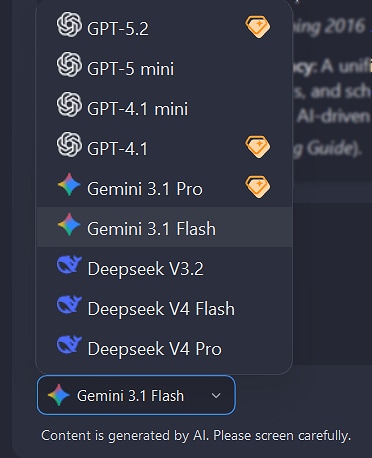 choose ai models
