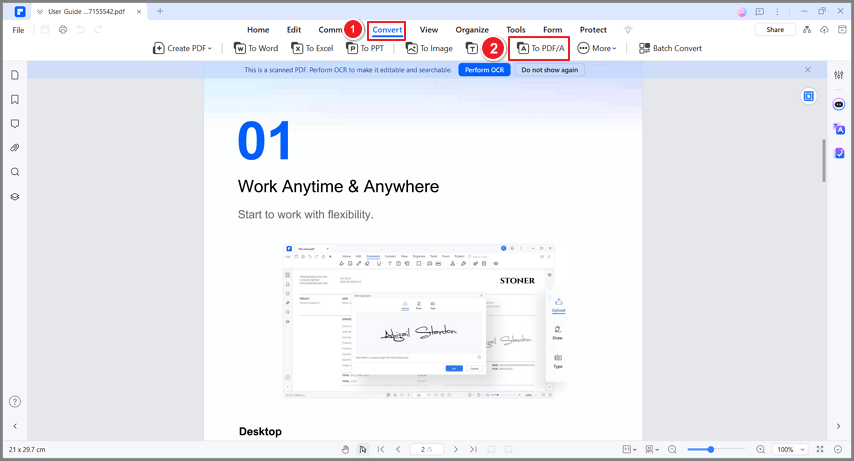 How To Convert PDF To PDF A