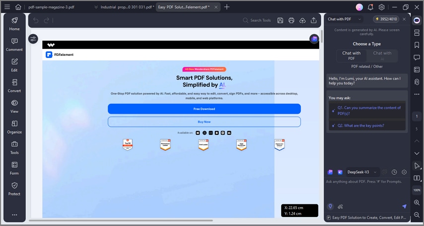 review the created pdf