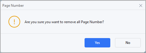delete page number confirm 