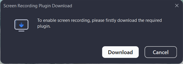 download screen recording plugin