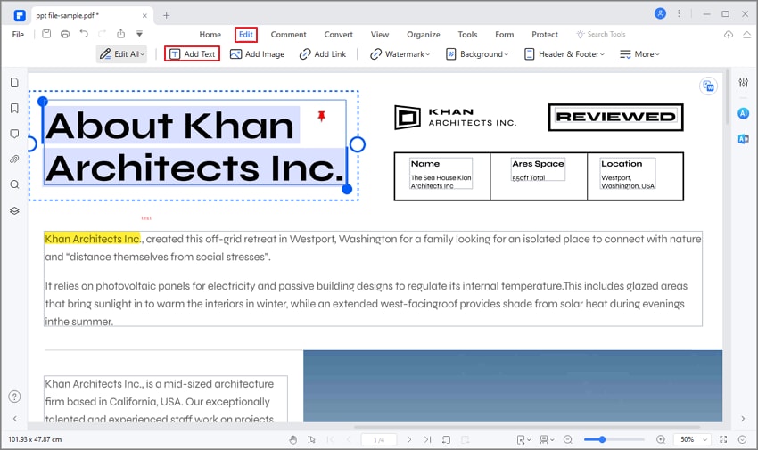 edit text boxes in pdf