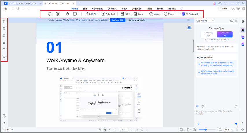 comece com a visão geral do produto pdfelement para windows