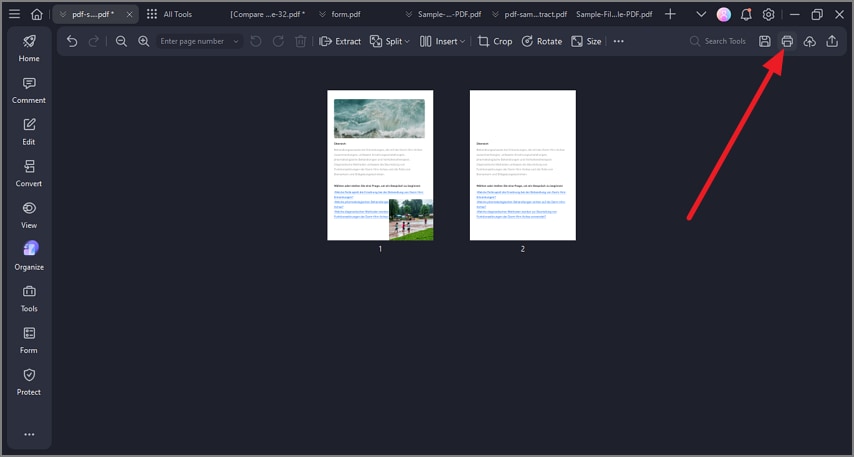 print cropped pdf page