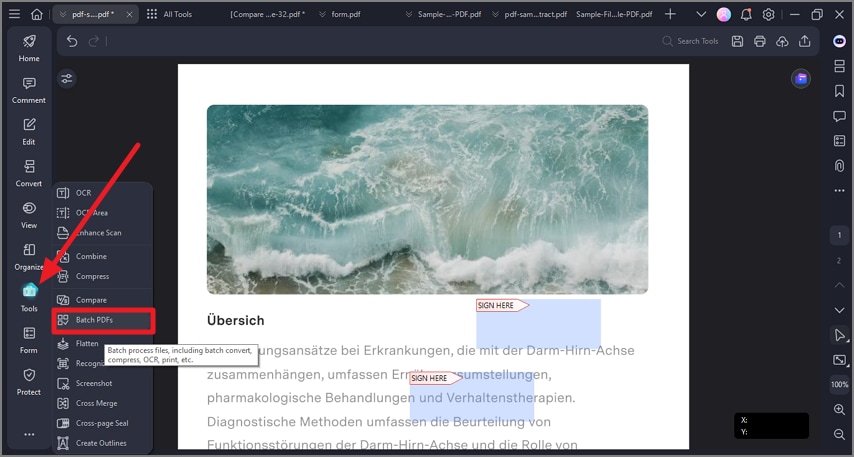 open tools batch pdfs