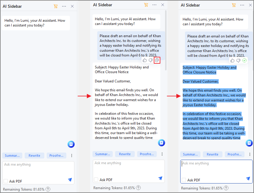 Chat with PDF Window