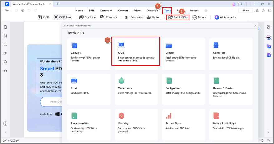 ocr pdf ocr scan in batch