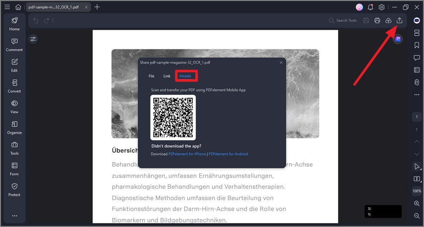 generate qr code for sharing