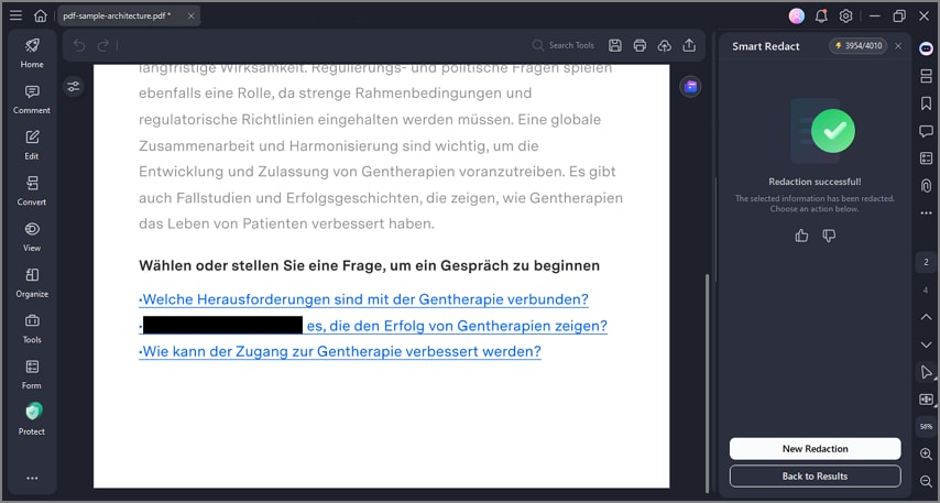 review redacted file