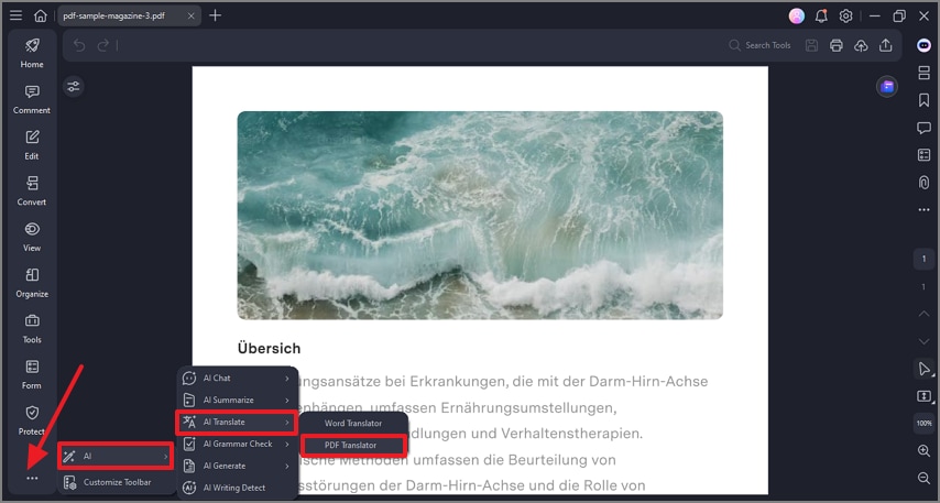 access ai pdf translate