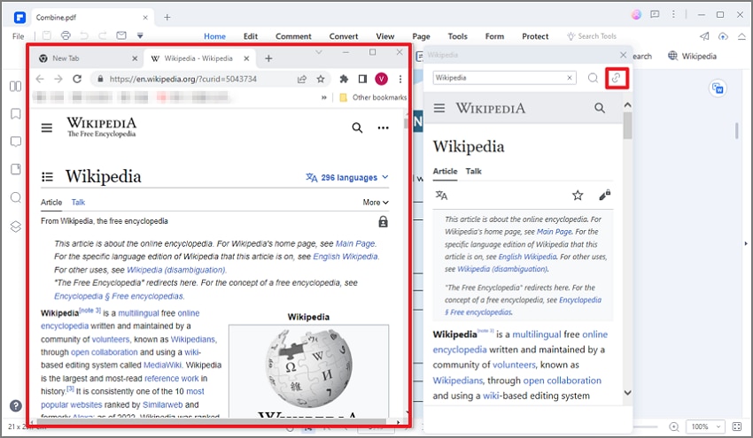 wikipedia go link