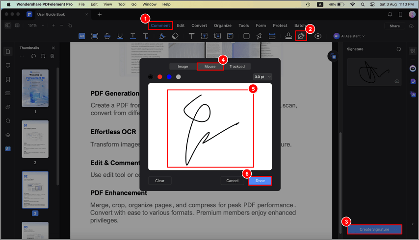 handschriftliche Signatur