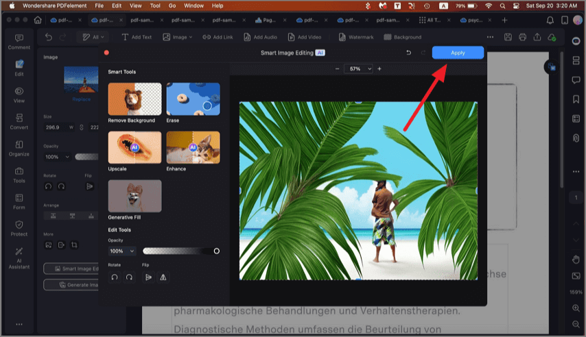 apply image editing