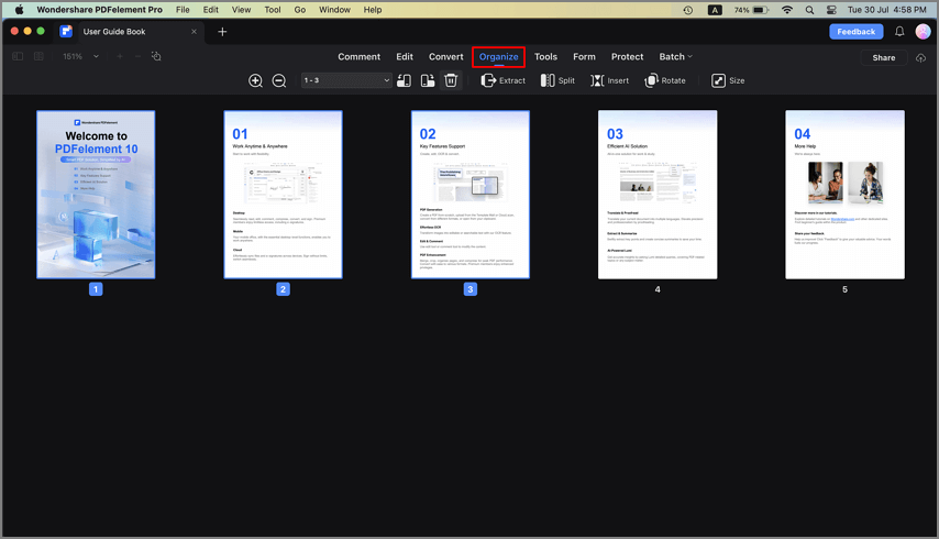 rotate pdf on mac