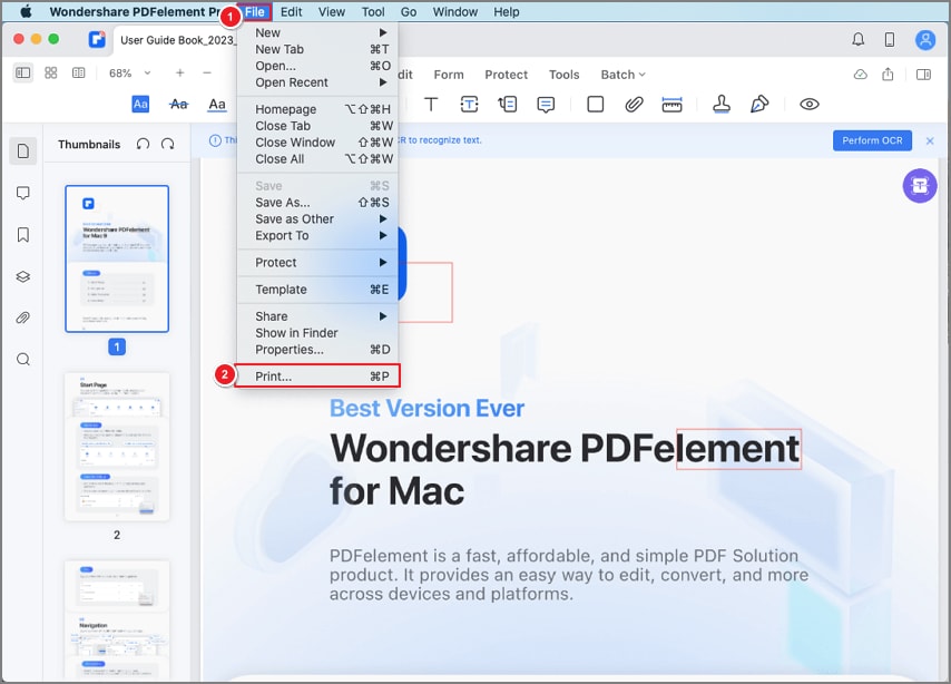 如何使用 Mac 上的 Preview 進行列印