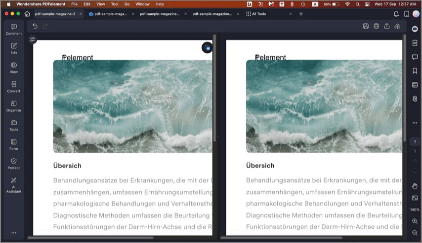 split pdf to two
